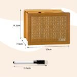 Money Saving Box – Secure & Motivational Piggy Bank for Cash & Coin Storage