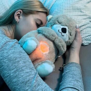 Breathing teddy 4 colour (pink,blue,brown,chocolate )